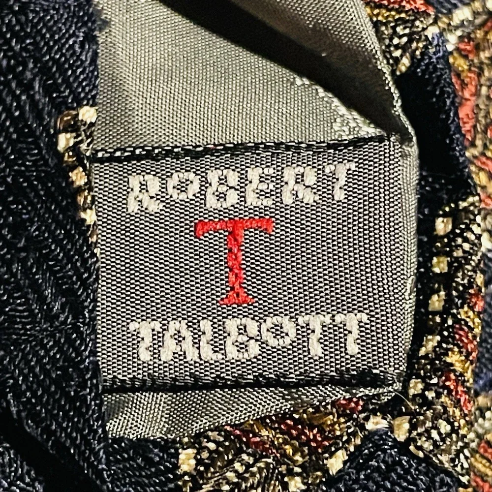 Robert Talbott Best of Class Nordstrom Diamond Pattern Silk Mens Tie 3.75